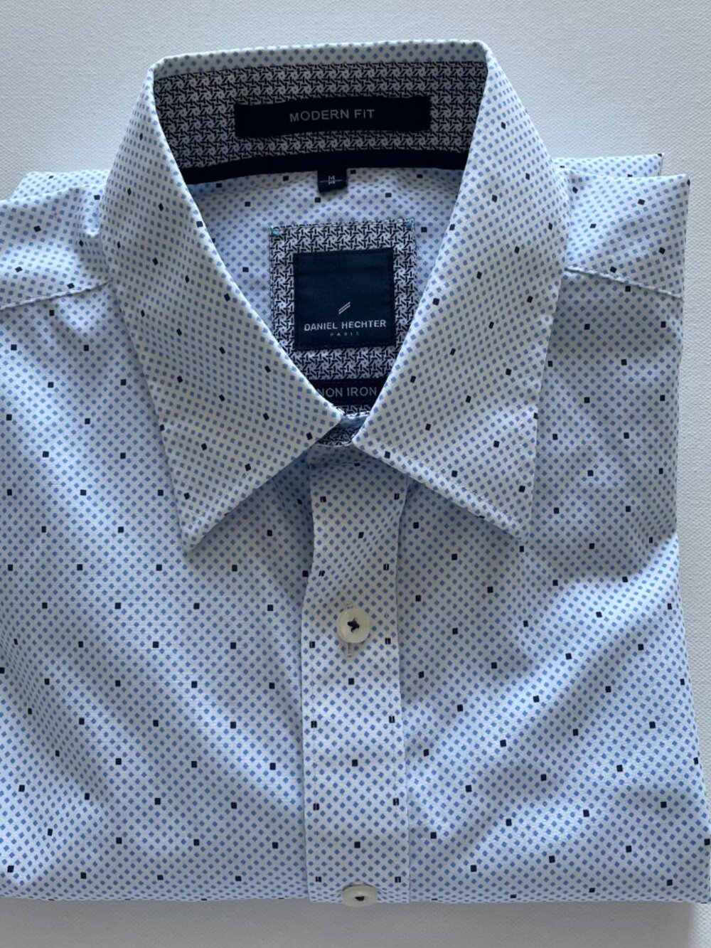 Daniel Hechter Paris Modern Fit Non-Iron Dress Shirt | 100% Cotton